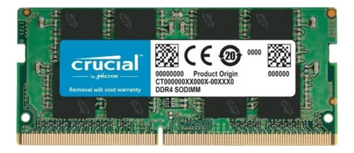 Memoria Crucial 16gb Ddr4-3200 Sodimm