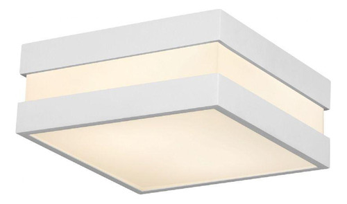 Plafon Moderno Modular 35cm Branco Para Sala Mesa