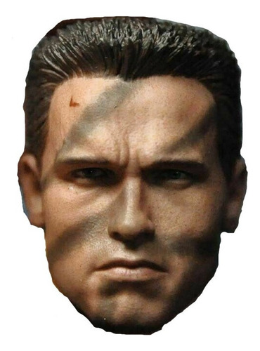 1/6 Arnold Schwarzenegger Terminator 2 Escultura De Cabeza