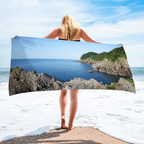 Una Toalla De Baño Lazy Beach Towel Toalla De Playa Portátil