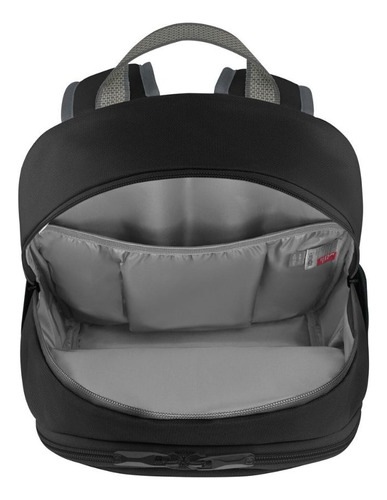 Mochila Tyon Color Negro, Wenger Color Negro Diseño De La Tela Lisa
