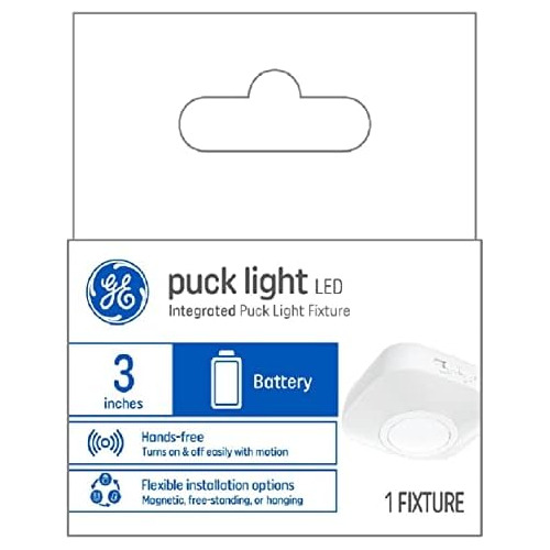 Luz Puck Led De Ge Sensor De Movimiento, Luminaria Led ...