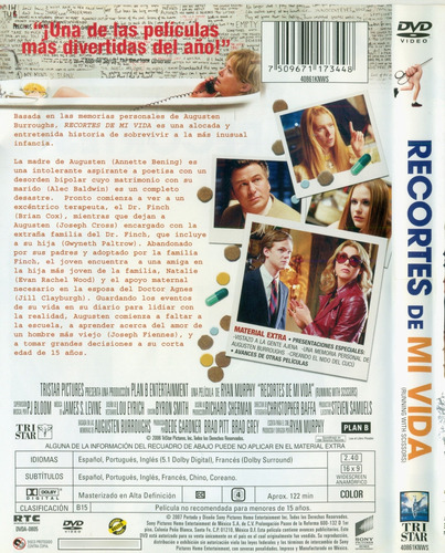 Película Recortes De Mi Vida | Ryan Murphy (Usado)