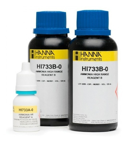 Reactivo Amoniaco Hanna 733-25 Buffer Para Colorimetro