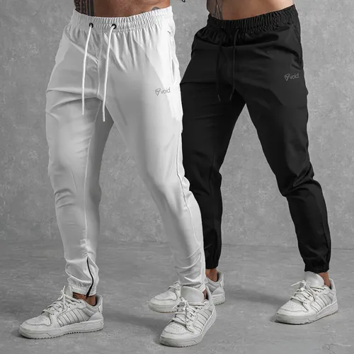 Kit 2 Calças Jogger Tactel Com Elastano Masculina Casual
