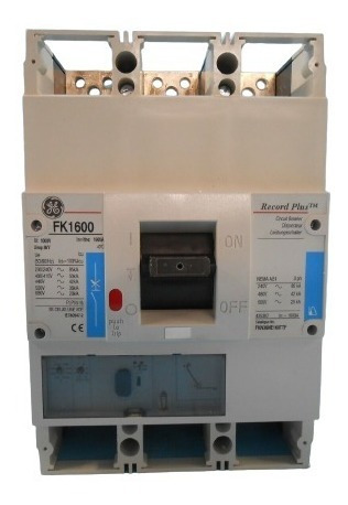 Breaker Trifasico Fkn 3x1600 Amps Ge Fkn36ne160ttf