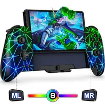 Comprar Mocagen Pack De Controladores Switch Pro Con Joystick Rgb