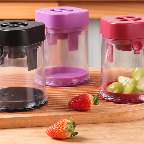 Divisor De Frutas Cortador De Frutas Manual Vermelho