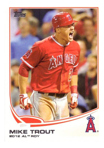 2013 Topps # 338 Mike Trout Baseball Card: Gana El Premio