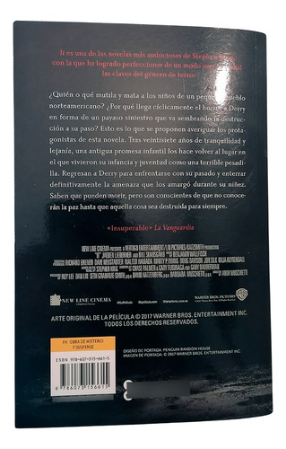 Libro It (eso) - Stephen King (edición Película) Debolsillo (Usado)