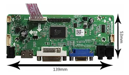 Vsdisplay Dvi Vga Audio Lcd Placa Controladora