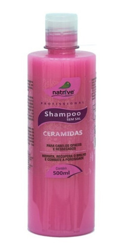Shampoo Ceramidas 500 Ml Natrive Caixa C/12 Unid.
