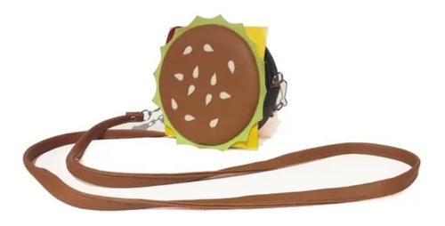 Bolso Para Dama De Hamburguesa Crossbody Kawaii