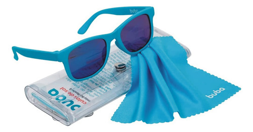 Óculos De Sol Infantil Com Proteção Uva-uvb Azul Buba