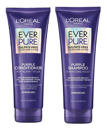 Ever Pure Violeta Matizador Shampoo Y Acondicionador 200 Ml