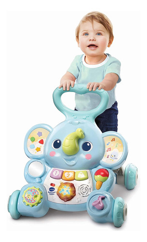 Vtech Mi Primer Andador Caminador Elefante Blue Color Celeste