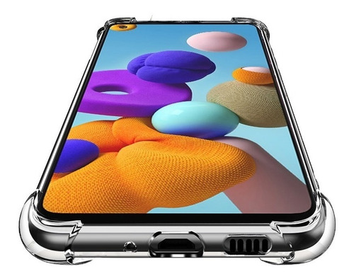 Capa Anti Queda Samsung Galaxy A21s +pelicula 5d + Pl Camera