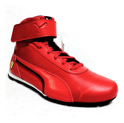 Tenis Puma Ferrari Neo Cat Mid Rojo Caballero 307195 02  I