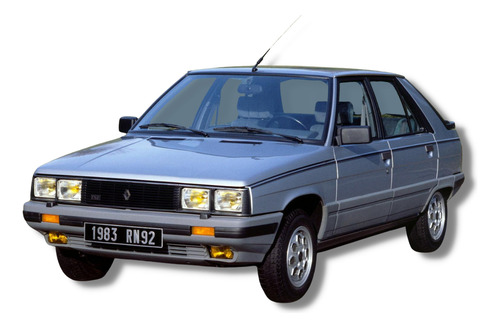 Kit Trompa Opticas Aros Y Parrilla Renault 11 1983 Al 1990