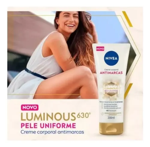 Nivea Luminous 630® Creme Corporal Antimarcas 200ml Kitc/2