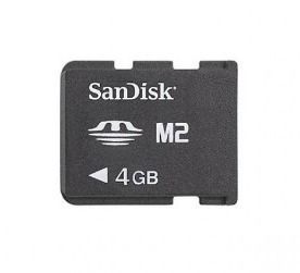 Cartão Micro M2 4gb Memory Stick Sandisk