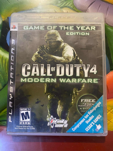Call Of Duty 4 Modern Warfare Ps3 (Usado)