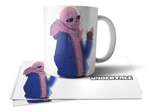 Undertale Sans Taza Plástico Tu Propio Estilo #3