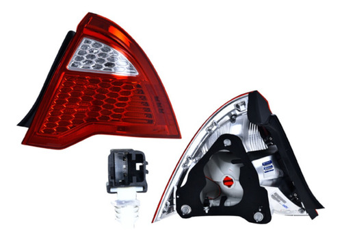 Calavera Der C/leds Depo Ford Fusion 10/12