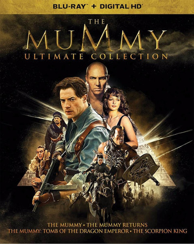 La Momia The Mummy 1 2 3 + Rey Escorpion Blu-ray + Hd