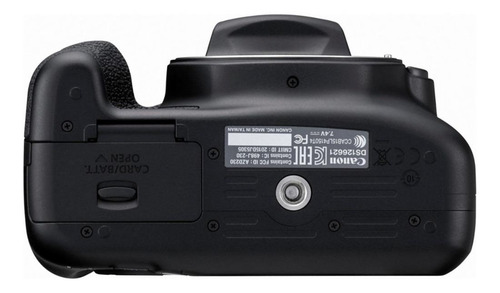 Canon EOS Rebel T7 18-55mm III Kit DSLR cor preto