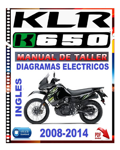 Kawasaki Krl 650 2008-2014 Manual De Taller Reparación Diagr