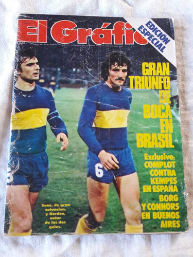 Grafico N° 3077 Año 1978 Suñe Bordon Boca Triunfo En Brasil