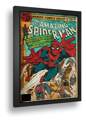 Quadro Deco Poste Marvel Classic Spider Man Amazing A3