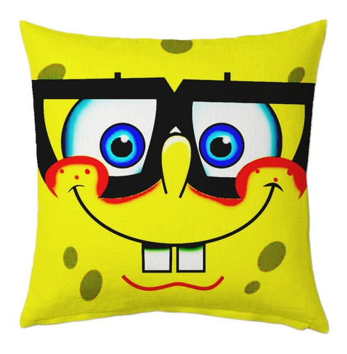 Bob Esponja Almohada Lentes Cojin 40x40cm 