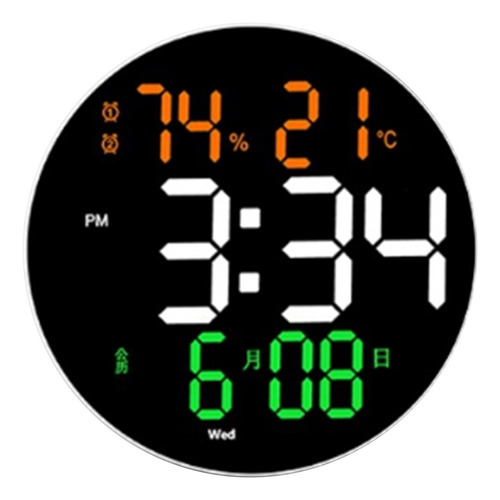 Reloj De Pared Digital De 10 Pulgadas Con Pantalla Led Y Con