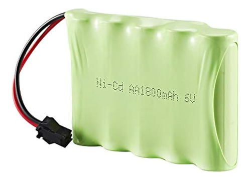 Cotchear 6v 1800mah Ni-cd Aa Batería Tiempo De Descarga Ultr