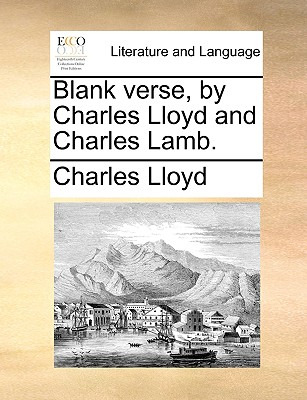 Libro Blank Verse, By Charles Lloyd And Charles Lamb. - L...