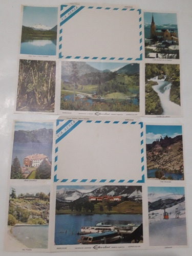 Postales Antiguas Bariloche Edicolor Lote  X 10 Unidades 