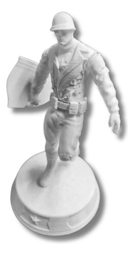 Capitán América Ww2, Escala 1/16 (12cm), Color Blanco