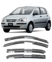 Comprar Deflectores Aks Cromados De Ventana Hyundai Getz 2002-2011