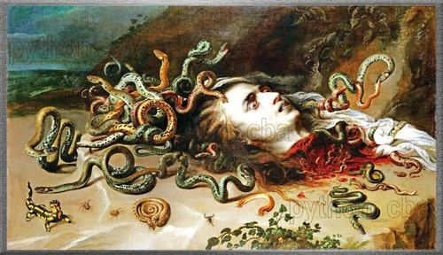 Cuadro La Cabeza De Medusa - Rubens - Entre 1617 Y 1618