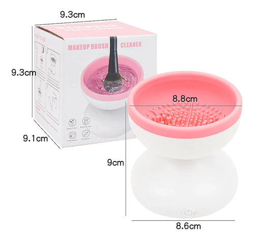 Limpia Lava Brochas Maquillaje Silicon Brush Cleaner Color azar