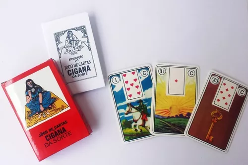 Baralho Cigano - Cigana Da Sorte - 36 Cartas - Tarot