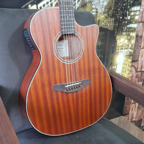 Imagem 4 de 8 de Violao Crafter Orchestra Eletroacústico Cutaway Ht-100ce/alm