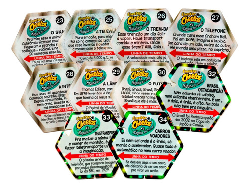Tazo Máquina Do Tempo Elma Chips Original - 6 Unidades
