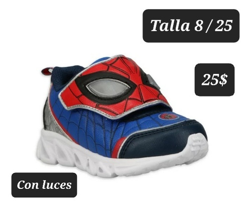 Botas Spiderman Para Niños Con Luces