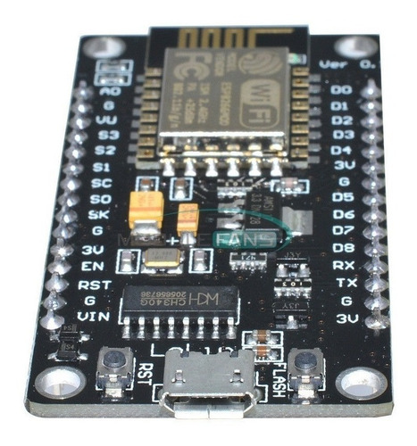 Imagen 2 de 6 de Nodemcu Lua V3 Ch340g Wifi Lua V3 Esp8266 Esp-12e Arduino