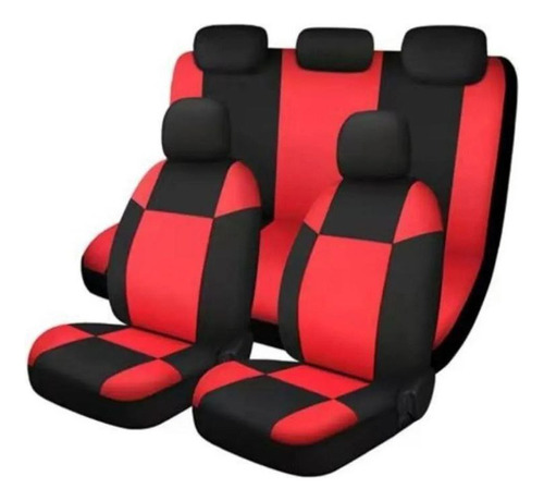 Fundas De Asiento De Tela Rojo Citroen Ax 95/97 1.0l