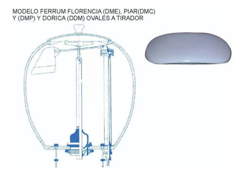 Conjunto Completo Mochila Ferrun Oval Ant Brce Tapa Deposito