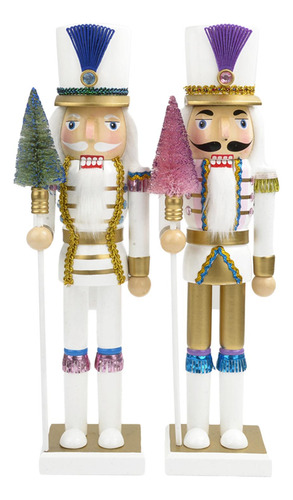 Adorno De Cascanueces De Madera, Figura De Rey,